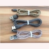 VipMarketim İphone Type-C Android 3 Yuvarlak Başlık Manyetik Şarj Usb Kablosu-(5775)