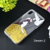 VipMarketim İphone X Xs 3d Diamond Elbise Şeffaf Silikon Kılıf-(5775)