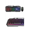 VipMarketim Işıklı Oyuncu Q Klavye Mouse Seti Siyah Gaming Oyuncu Klavye