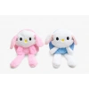 VipMarketim Işıklı Peluş Oynar Kulaklı My Melody ve Cinnamoroll Sırt Çantası