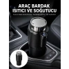 VipMarketim Isıtma Soğutma Özellikli Araç Bardaklığı Çakmak Girişli Akıllı Yeni Nesil