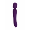 VipMarketim JOS Kisom 2si 1 arada Vibratör, Silikon, Mor, 24 cm