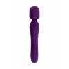 VipMarketim JOS Kisom 2si 1 arada Vibratör, Silikon, Mor, 24 cm