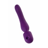 VipMarketim JOS Kisom 2si 1 arada Vibratör, Silikon, Mor, 24 cm