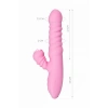 VipMarketim JOS Lixy Vibratör, Yukarı ve Aşağı Fonksiyonlu, Silikon, Pembe, 23 cm