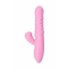 VipMarketim JOS Lixy Vibratör, Yukarı ve Aşağı Fonksiyonlu, Silikon, Pembe, 23 cm
