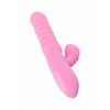 VipMarketim Jos Lixy Vibratör, Yukarı Ve Aşağı Fonksiyonlu, Silikon, Pembe, 23 Cm