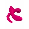 VipMarketim JOS TRIPLING  3ü 1 Arada Vibratör, Silikon, Pembe, 21 cm
