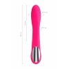 VipMarketim Jos Twig Vibratör, 5 Titreşim Modu, Silikon, Pembe, 20,5 Cm, Ø 3,4 Cm