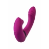 VipMarketim Jos Vakum Uyarımlı Döner Vibratör Spinser, Silikon, Mor, 23 Cm