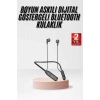 VipMarketim Kablolu Kulak İçi Bluetooth Kulaklık 60 Saat ANC Özellikli Boyun Bantlı