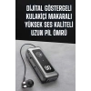 VipMarketim Kablolu Makaralı Bluetooth Kulaklık Uzun Pil Ömrü Dijital Göstergeli