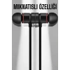 VipMarketim Kablolu Mıknatıslı Sport Kulaklık Bluetooth Bağlantılı