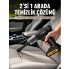 VipMarketim Kablosuz Araç El Süpürgesi Hava Pompası Kombinasyon