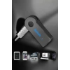 VipMarketim Kablosuz Bluetooth Aux Araç Kiti Siyah Hafıza Kartlı