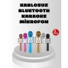 VipMarketim Kablosuz Bluetooth Karaoke Mikrofon Yankı Efektli