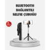 VipMarketim Kablosuz Bluetooth Selfie Çubuğu – 360° Dönebilir Başlık Taşınabilir ve Şık Tasarım