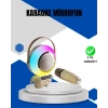 VipMarketim Kablosuz Mikrofonlu Astronot Tasarım Bluetooth Speaker Karaoke