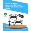 VipMarketim Kablosuz Retro TV Oyun Konsolu – 30.000+ Oyun HD Çıkış & Kablosuz Gamepad ile Efsanevi Oyun Deneyimi