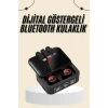 VipMarketim Kablosuz Şarj Göstergeli Powerbank Özellikli Bluetooth Kulaklık Çağrı Cevaplayabilen