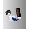 VipMarketim Kablosuz Şarj İstasyonu 4’ü 1 Arada iPhone Watch ve AirPods Uyumlu