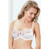 VipMarketim Kadın Balenli Desteksiz Dolgusuz Toparlayıcı Dantelli Küçültücü Sütyen ( ) (Kod:3635)