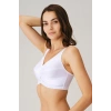 VipMarketim Kadın Toparlayıcı Minimizer Balensiz Desteksiz Dolgusuz Önden Açılan Sırt Destekli Medikal Sütyen (3651) Anıl