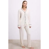 VipMarketim Kadın Uzun Kol Gömlek Ve Pantolon Takım ( 11614 )