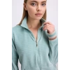 VipMarketim Kadın Uzun Kol Sweatshirt Ve Pantolon Takım ( 11588 )