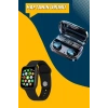 VipMarketim Kaliteli Akıllı Saat ve Kaliteli Bluetooth Kulaklık ANC Özelliği Uzun Pil Ömrü