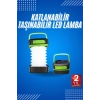 VipMarketim Kamp Lambası Katlanabilir Lamba Solar Şarjlı Led Lamba El Fenerli