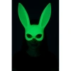 VipMarketim Karanlıkta Parlayan Fosforlu Tavşan Maskesi – Glow Bunny Masquerade Maske (32x22 cm)