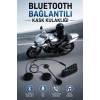 VipMarketim Kask Kulaklığı Motosiklet Intercom Interkom Dinleme Konuşma Özellikli Su Geçirmez