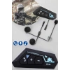 VipMarketim Kask Kulaklık Bluetooth Motosiklet Kulaklık Intercom Su Geçirmez