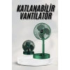 VipMarketim Katlanabilir Teleskopik Şarjlı Fan Masaüstü Soğutucu Vantilatör