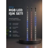 VipMarketim Kayan Yıldız Efektli RGB LED Işık Seti İç ve Dış Mekan Kullanımı