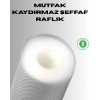 VipMarketim Kaydırmaz şeffaf raflık çekmece örtüsü 45x300 cm