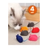 VipMarketim Kedi Eğitim Oyun Faresi 4 Adet