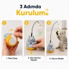 VipMarketim Kedi Şekilli Dönen Peluş Balıklı Olta Oyuncağı