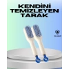 VipMarketim Kendini Temizleyen Ergonomik Saç Tarağı – ABS Gövde Silikon Diş