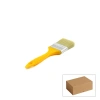 VipMarketim Kestirme Boya Fırçası - 50 mm - No 2 - Sarı Saplı