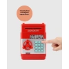 VipMarketim Kırmızı ATM Kasa Tipi Para Biriktirme Kumbarası