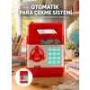 VipMarketim Kırmızı Şifreli ATM Kasa Para Yutan Kumbara