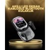 VipMarketim Kişiselleştirilebilir LED Ekranlı Bluetooth Kulaklık – Oyun & Müzik Modlu
