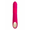 VipMarketim Klitoral uyarıcılı vibratör JOS Seri, silikon, pembe, 22 cm