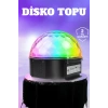VipMarketim Kompakt Tasarımlı Telefon Kontrollü Disko Topu Işıkları