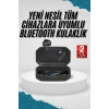 VipMarketim Kulak İçi Bluetooth Kulaklık Rgb Işıklı Çift Mikrofonlu iOS/Android Uyumlu BT 5.2