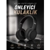 VipMarketim Kulak Üstü Kablosuz Bluetooth Kulaklık Gürültü Önleyici Ayarlanabilir