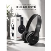VipMarketim Kulak Üstü TF Kart ve AUX Destekli Ergonomik Bluetooth Kulaklık