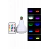 VipMarketim Kumandalı RGB Led Işık Bluetooth Hoparlör Ses Lambası Renkli Ampul